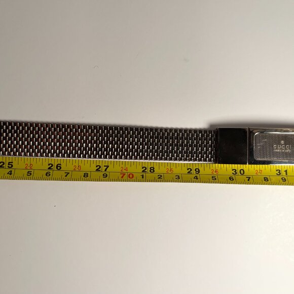 Vintage Gucci Belt Silver Chainmail main image 4